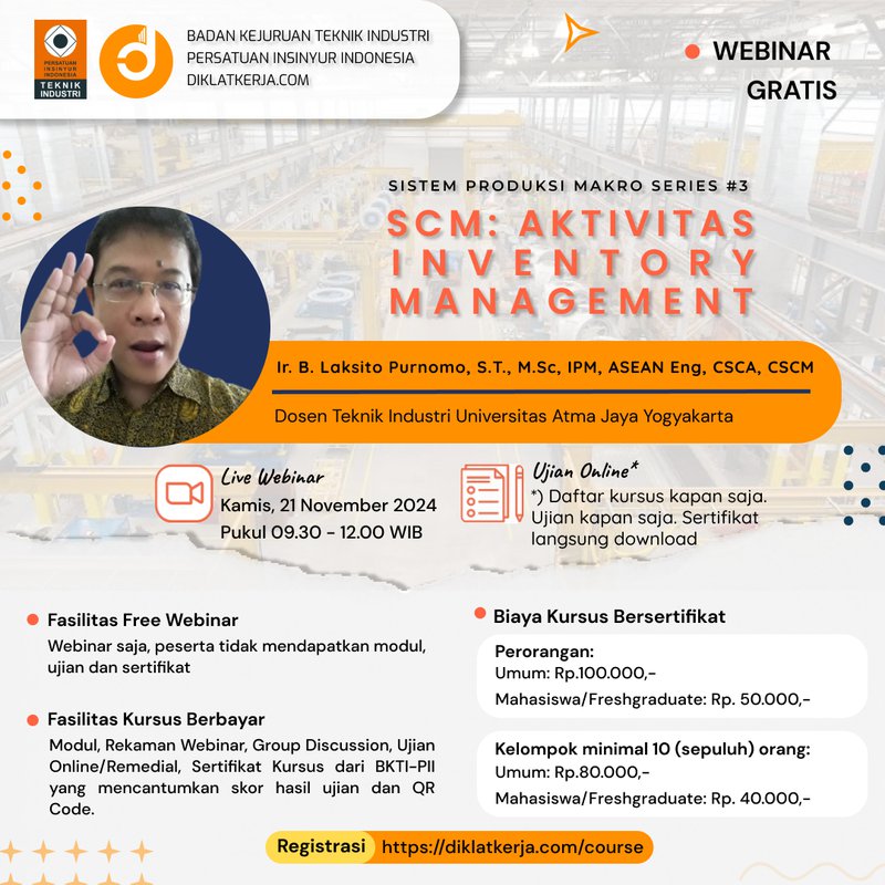 SCM: Aktivitas Inventory Management