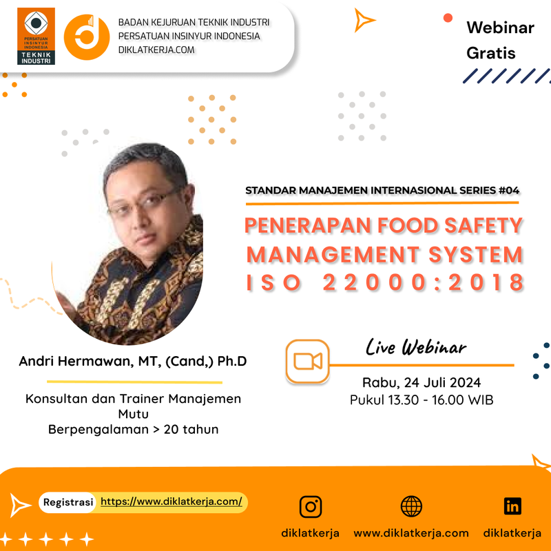Penerapan Food Safety Management System ISO 22000:2018