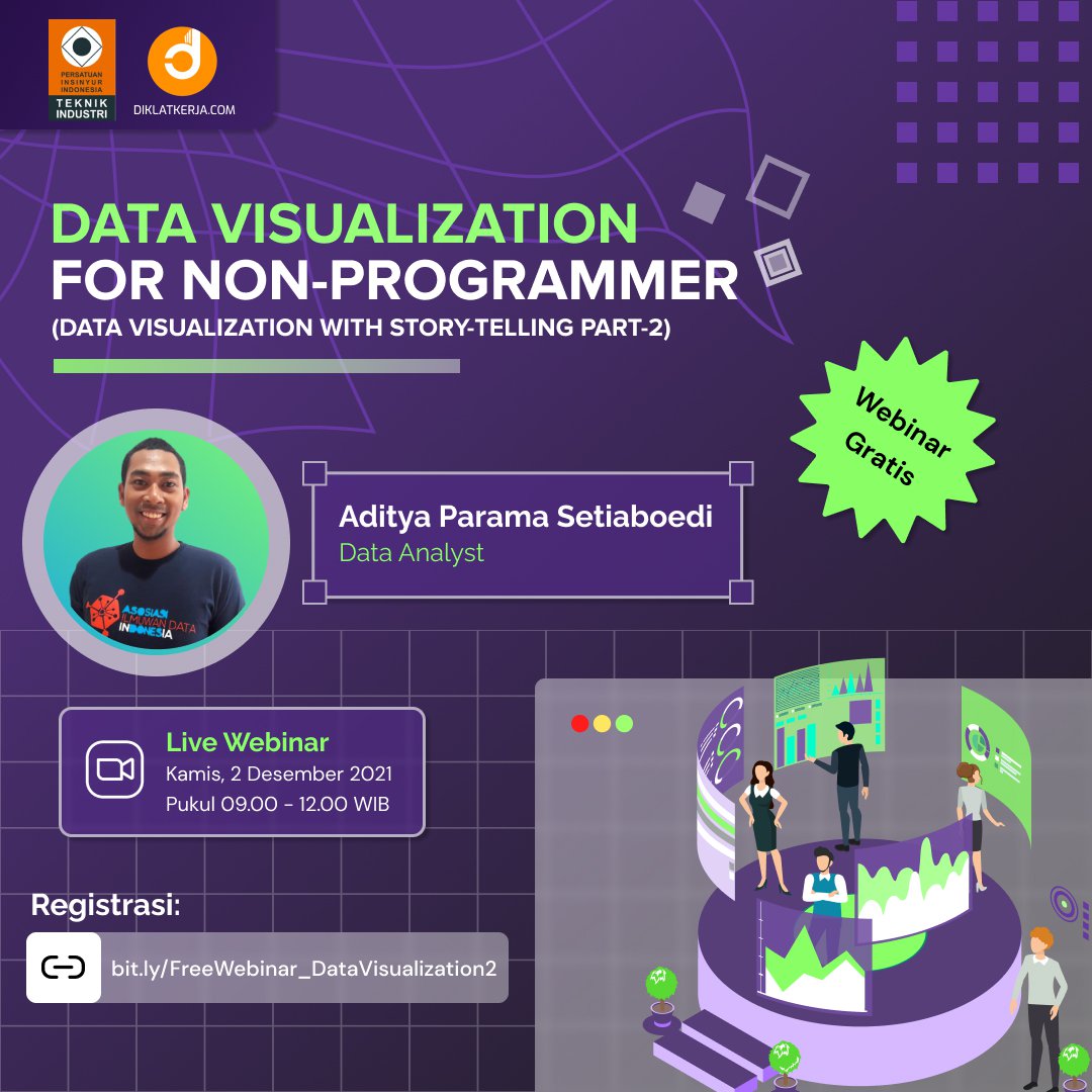 [Tanya Jawab] Data Visualization for Non-Programmer (Data Visualization with Story-Telling Part-2)