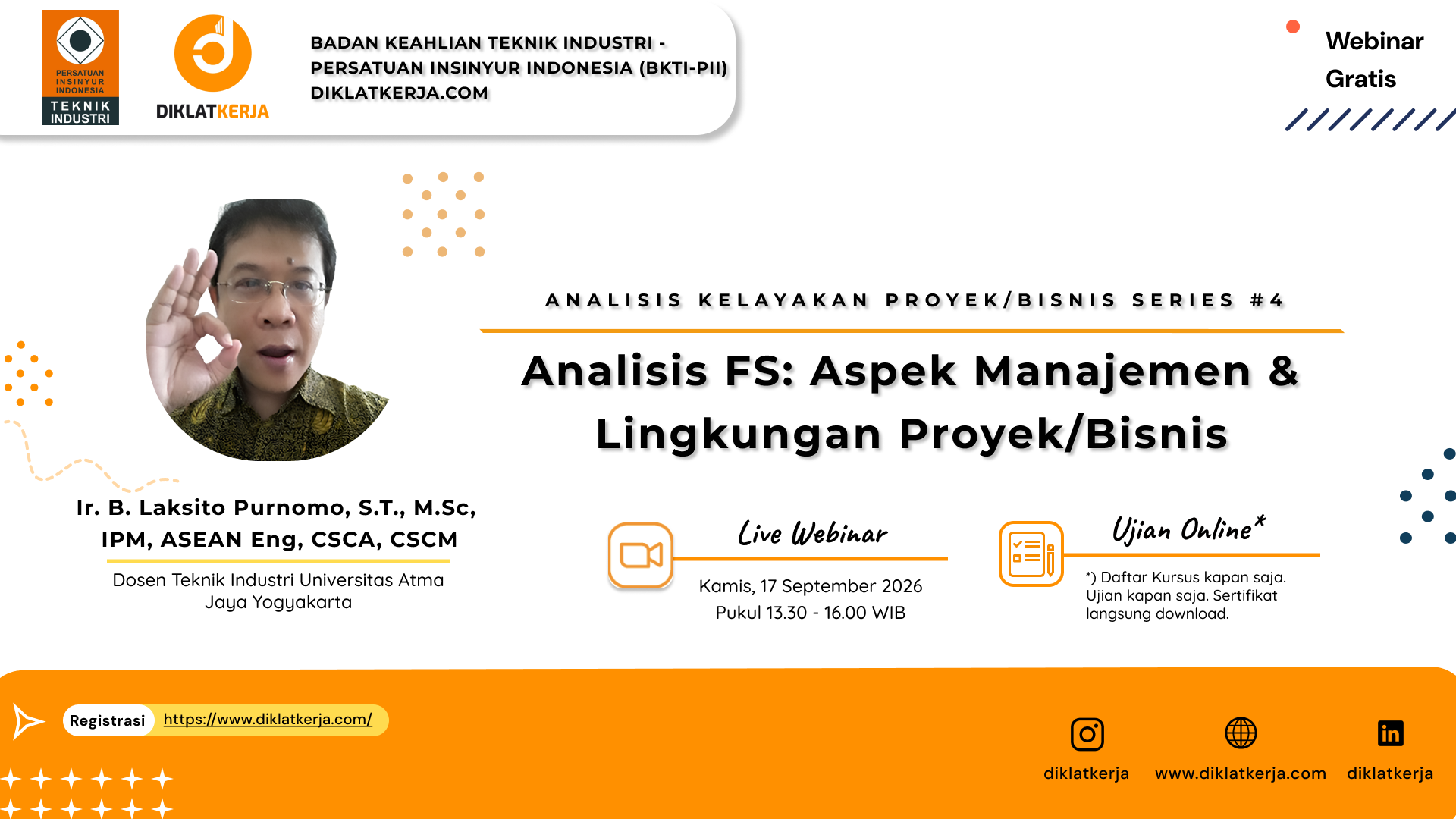 Analisis FS: Aspek Manajemen dan Lingkungan Proyek/Bisnis