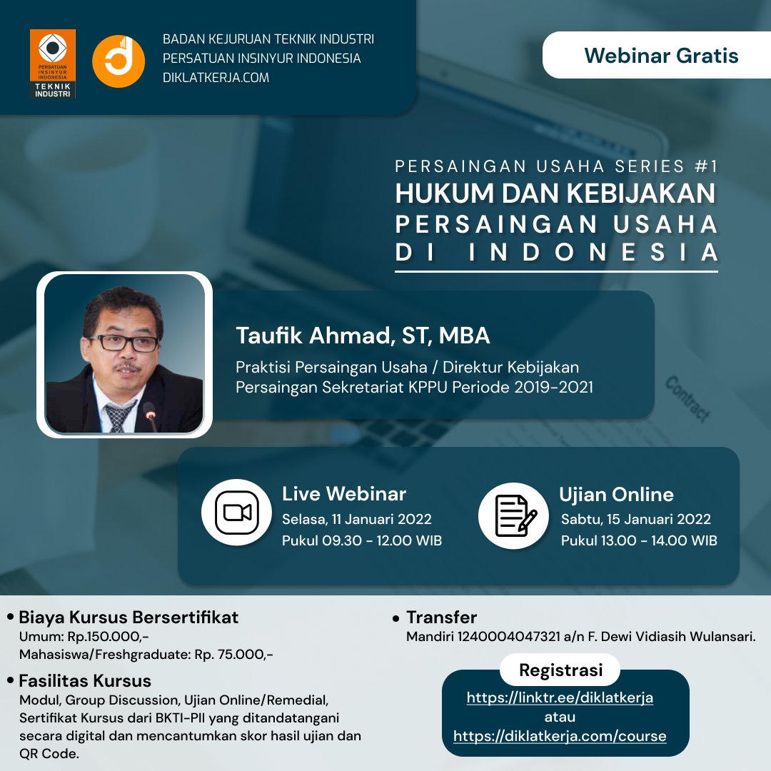 [Tanya Jawab] Hukum dan Kebijakan Persaingan Usaha di Indonesia