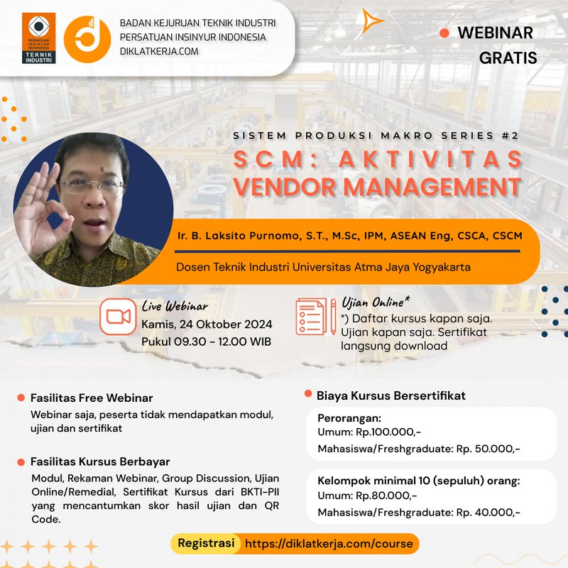 SCM: Aktivitas Vendor Management