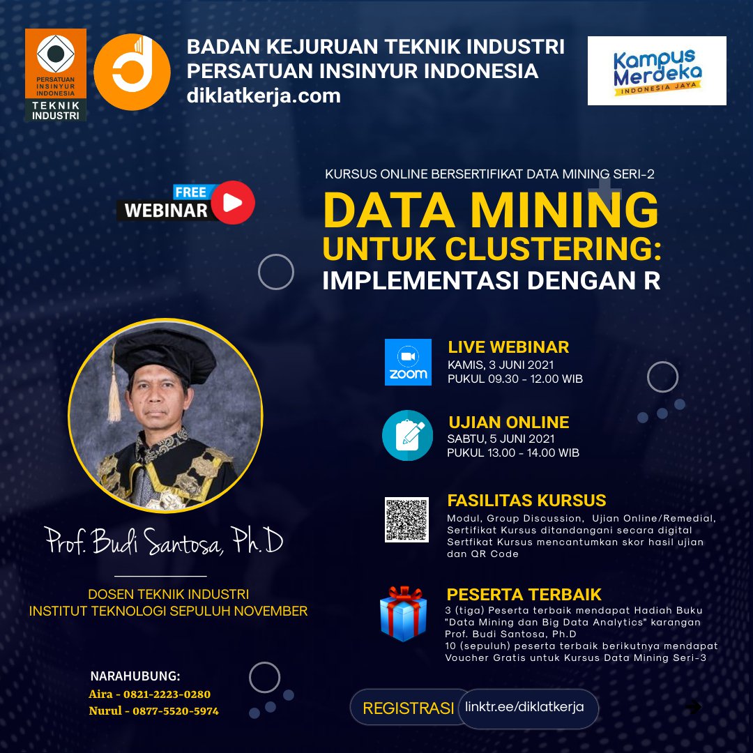 [Tanya Jawab] Data Mining untuk Clustering: Implementasi dengan R