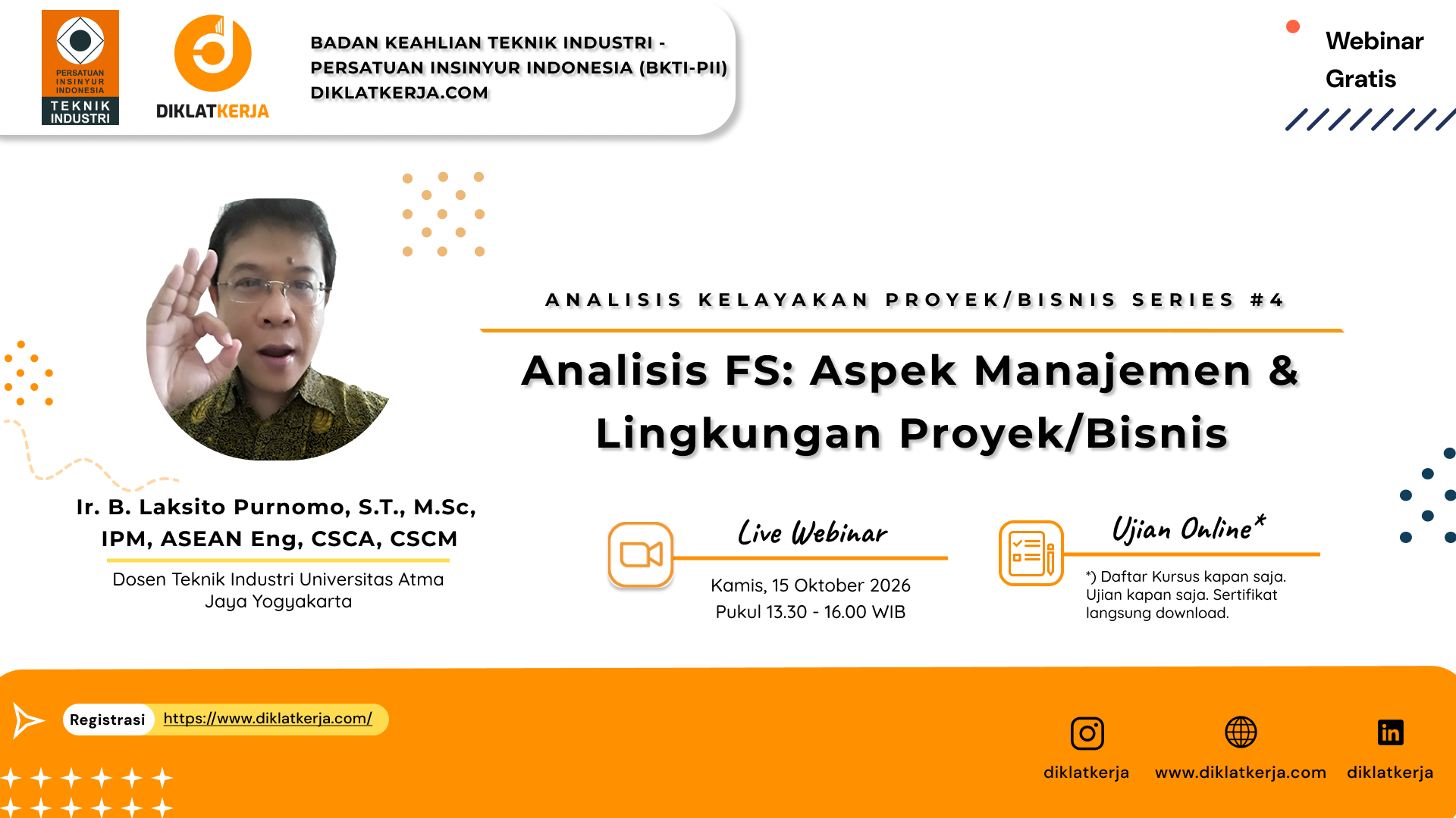 Analisis FS: Finansial Ekonomi Proyek/Bisnis