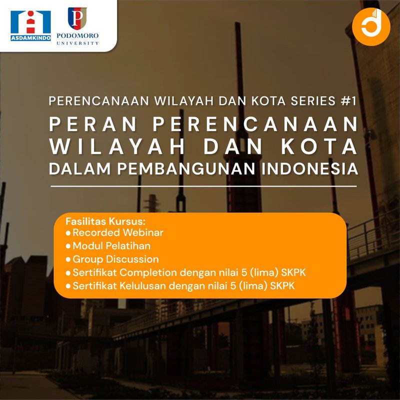 Peran Perencanaan Wilayah dan Kota dalam Pembangunan Indonesia