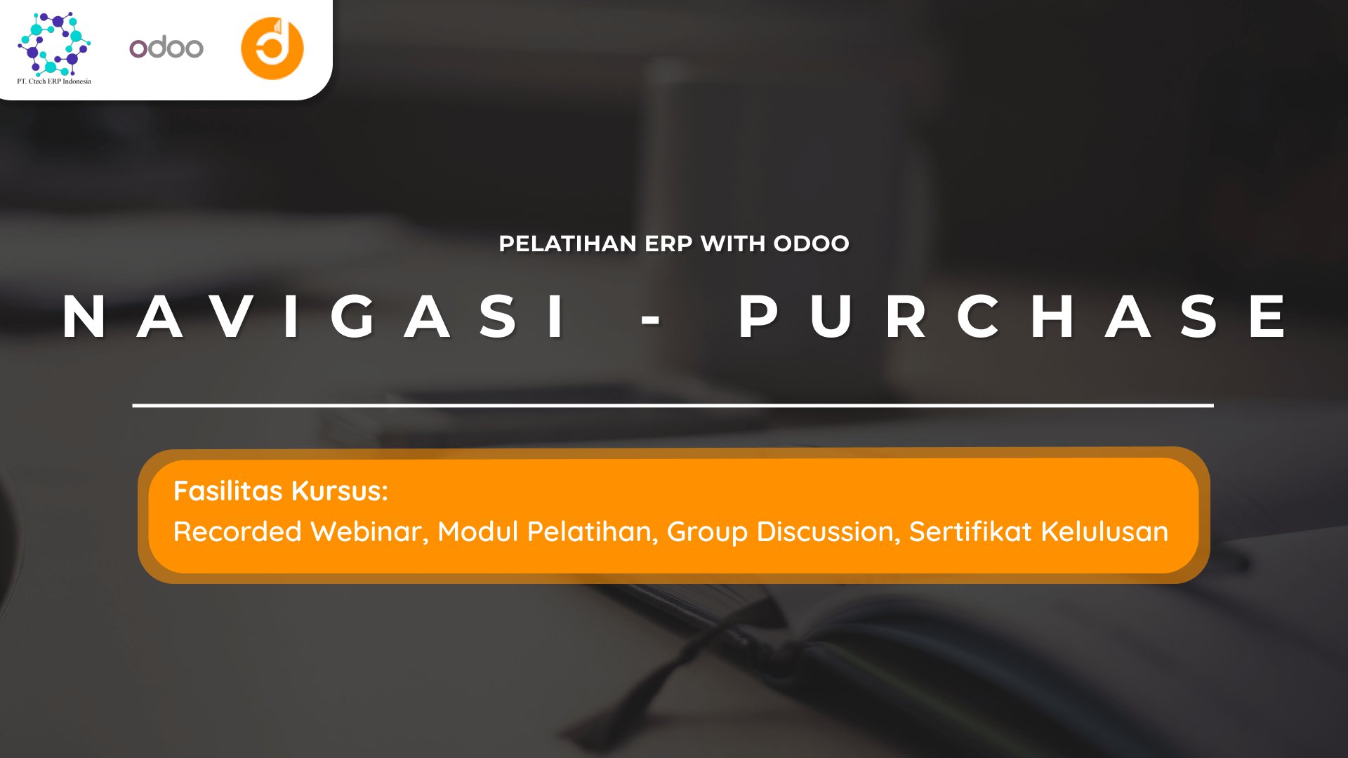Pelatihan ERP with Odoo: Navigasi - Purchase