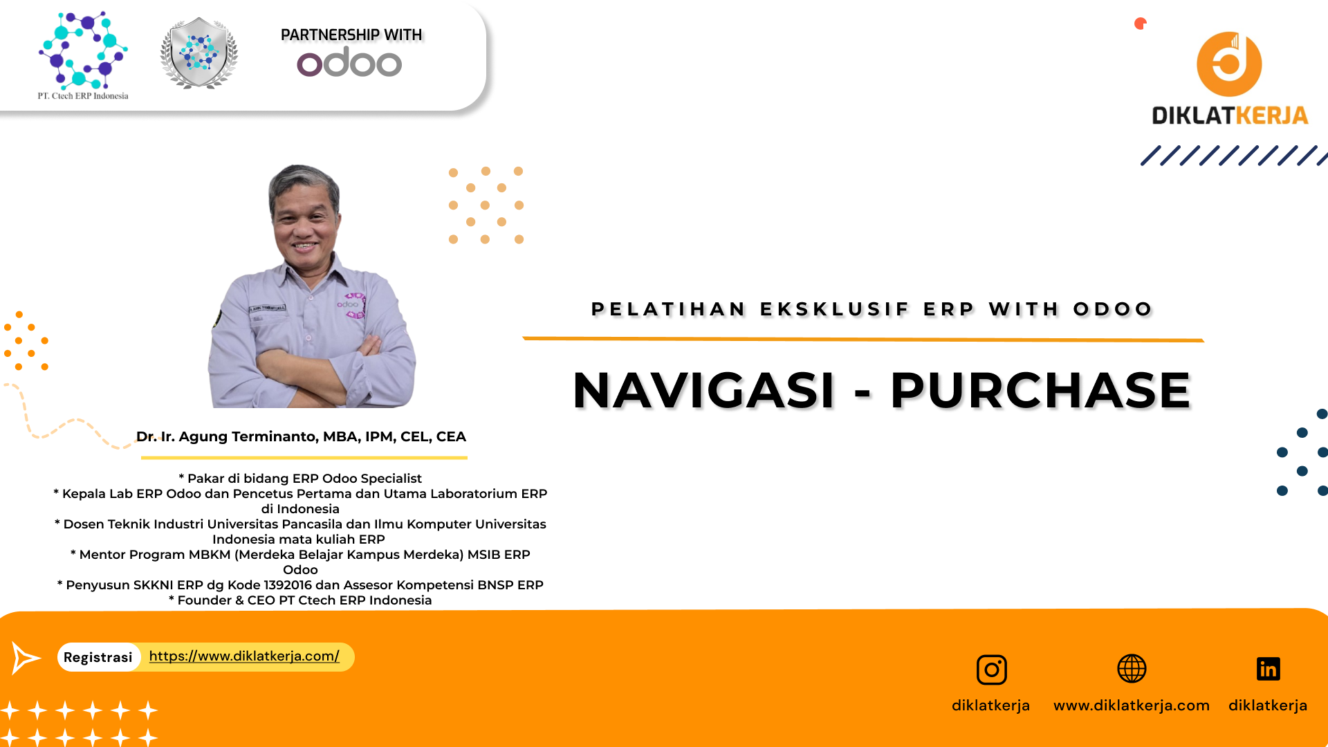 Pelatihan ERP with Odoo: Navigasi - Purchase