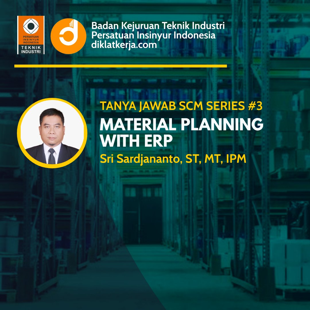 [Tanya Jawab] Material Planning with ERP