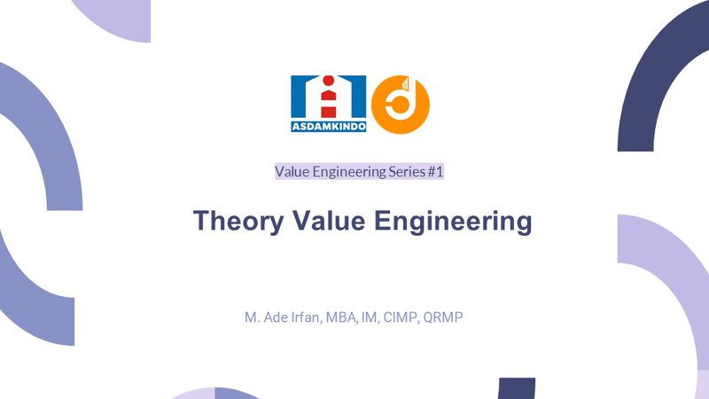 Value Engineering Theory