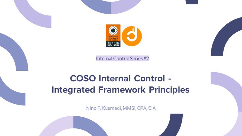 [Modul 3] COSO Internal Control - Integrated Framework Principles