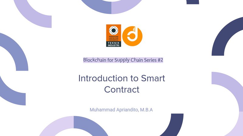 Introduction to Smart Contract