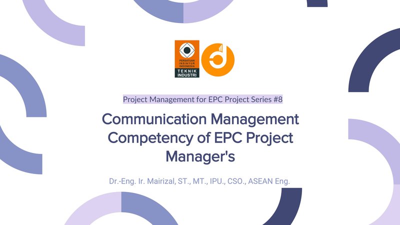 Communication Management Competency of EPC Project Manager's