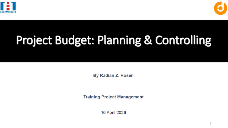 [Part 2] Project Budget for EPC Project: Planning and Controlling