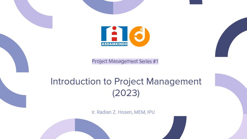 Introduction to Project Management (2023) Part2