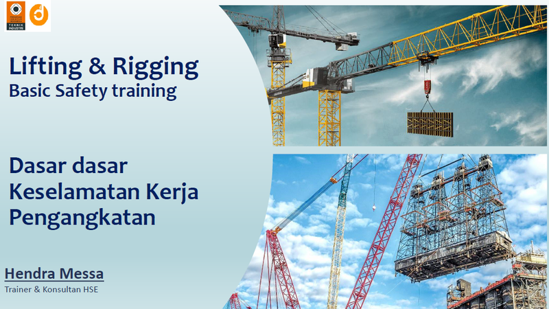 Lifting & Rigging Basic Safety Training (Pelatihan Dasar Keselamatan Pengangkatan)