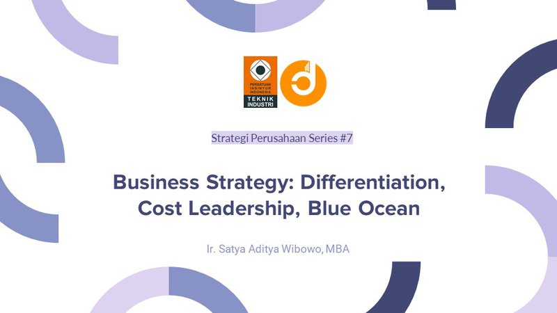 Business Strategy: Differentiation, Cost Leadership, Blue Ocean