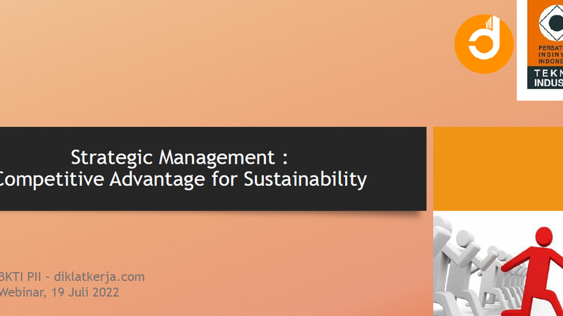 Strategic Management: Competitive Advantages for Sustainability